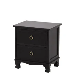 Szafki Nocne|Szafki|inny Klasyczna szafka nocna czarna CLESS