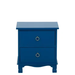 Szafki Nocne|Szafki|inny Klasyczna szafka nocna niebieska CLESS