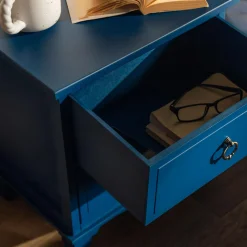 Szafki Nocne|Szafki|inny Klasyczna szafka nocna niebieska CLESS