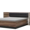 FORTE Łóżko BELLEVUE BLQL161B-N09