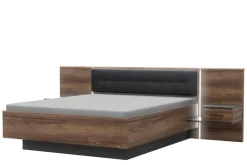 FORTE Łóżko BELLEVUE BLQL161B-N09