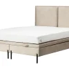 Instilo Łóżko beżowe DONNA DUO SOFT 140 cm