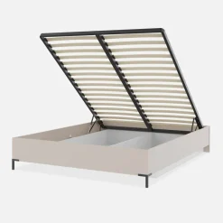 inny Łóżko bez wezgłowia ze stależem i pojemnikiem CREMONA 160x200 cm