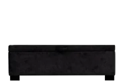 Łóżka Tapicerowane|Łóżka|Instilo Łóżko czarne MONA VERTICAL 90 cm