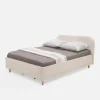 inny Łóżko jasnobeżowe SANTADI 180x200 cm