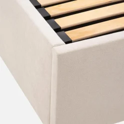 inny Łóżko jasnobeżowe SANTADI 180x200 cm