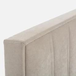 Łóżka Tapicerowane|Łóżka|inny Łóżko kontynentalne beżowe VINCENZO 160x200 cm