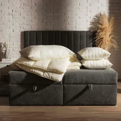 Łóżka Tapicerowane|Łóżka| Łóżko kontynentalne LIMAND FUNDAMENTO 160x200