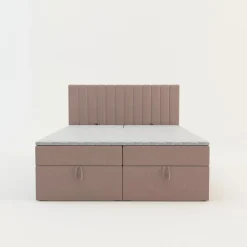 Łóżka Tapicerowane|Łóżka|inny Łóżko kontynentalne różowe LIMAND FUNDAMENTO 160x200 cm