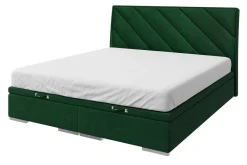 Łóżka Tapicerowane|Łóżka| Łóżko kontynentalne wysokie LEONARDO 160x200 cm