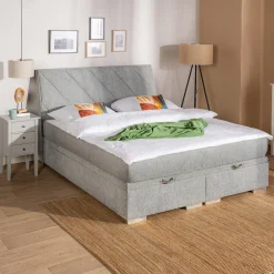 Łóżka| Łóżko kontynentalne wysokie LEONARDO 180x200 cm