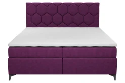 Łóżka Tapicerowane|Łóżka| Łóżko kontynentalne z pojemnikiem MEGAN PU 180x200 cm