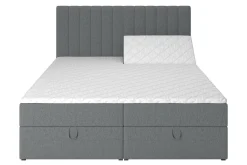 Łóżka Tapicerowane|Łóżka|inny Łóżko kontynentalne z toperem LIMAND VISCO 160x200 cm
