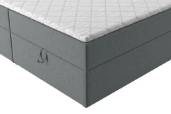 Łóżka Tapicerowane|Łóżka|inny Łóżko kontynentalne z toperem LIMAND VISCO 160x200 cm