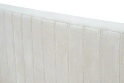 Werdomo Łóżko kremowe ze stelażem MAGGIE FULL 160x200 cm