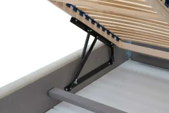 Werdomo Łóżko kremowe ze stelażem MAGGIE FULL 160x200 cm