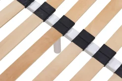 Łóżko metalowe ze stelażem białe ANTIC 160x200 cm