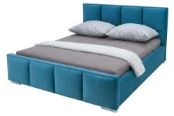 Łóżko niebieskie FABRIZZIO SQUERE P 180x200 cm