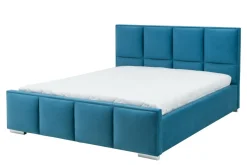 Łóżko niebieskie FABRIZZIO SQUERE P 180x200 cm