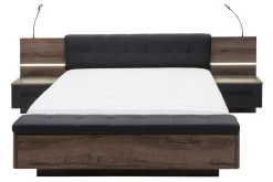 Łóżka| Łóżko RECOVER z szafkami i ławą RCVL161B