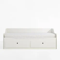Dzieci inny Łóżko rozsuwane białe LARS 160x200 cm