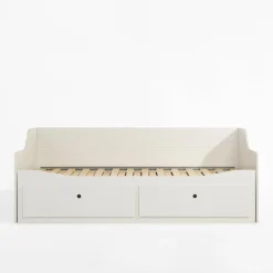 Dzieci inny Łóżko rozsuwane białe LARS 160x200 cm