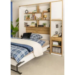 Łóżka|FORTE Łóżko składane z regałem S-ROOM 120x200 cm