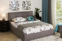 Łóżka Tapicerowane|Łóżka| Łóżko STILO 160x200 ze stelażem, z pojemnikiem