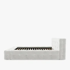 Łóżka Tapicerowane|Łóżka|inny Łóżko tapicerowane beżowe ANNA 140x200 cm