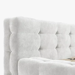 Łóżka Tapicerowane|Łóżka|inny Łóżko tapicerowane beżowe ANNA 140x200 cm