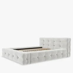 Łóżka Tapicerowane|Łóżka|inny Łóżko tapicerowane beżowe ANNA 160x200 cm