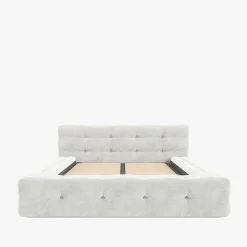 Łóżka Tapicerowane|Łóżka|inny Łóżko tapicerowane beżowe ANNA 160x200 cm