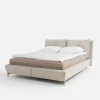 Łóżka Tapicerowane|Łóżka|Instilo Łóżko tapicerowane beżowe AURA 180x200 cm