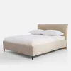 inny Łóżko tapicerowane beżowe LIVA FULL 140x200 cm