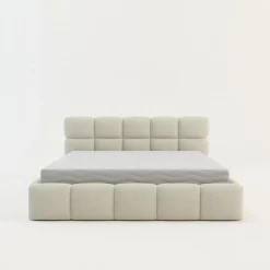 Łóżko tapicerowane boucle CELINE 180x200 cm