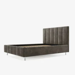 Łóżka Tapicerowane|Łóżka|inny Łóżko tapicerowane brązowe STELLA ALTO 140x200 cm