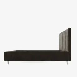 Łóżka Tapicerowane|Łóżka|inny Łóżko tapicerowane brązowe STELLA ALTO 140x200 cm