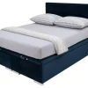 Łóżka| Łóżko tapicerowane FABRIZZIO FULL KP30 160, granatowe