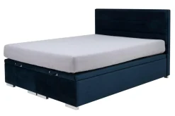 Łóżka| Łóżko tapicerowane FABRIZZIO FULL KP30 160, granatowe