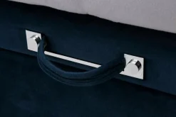 Łóżka| Łóżko tapicerowane FABRIZZIO FULL KP30 160, granatowe