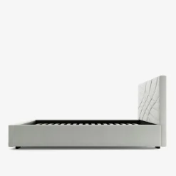 Łóżka Tapicerowane|Łóżka|inny Łóżko tapicerowane jasnobeżowe ARIA CORTO 160x200 cm