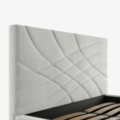 Łóżka Tapicerowane|Łóżka|inny Łóżko tapicerowane jasnobeżowe ARIA CORTO 160x200 cm