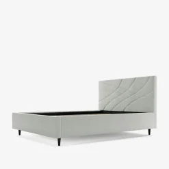 Łóżka Tapicerowane|Łóżka|inny Łóżko tapicerowane jasnobeżowe ARIA ALTO 140x200cm