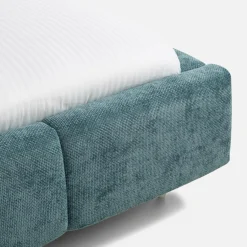 Łóżka Tapicerowane|Łóżka|inny Łóżko tapicerowane niebieskie ERICA ALTO 160x200 cm