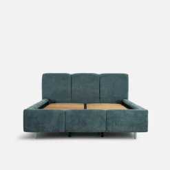 Łóżka Tapicerowane|Łóżka|inny Łóżko tapicerowane niebieskie ERICA ALTO 180x200 cm