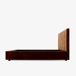 inny Łóżko tapicerowane pomarańczowe SOFIA CORTO 180x200 cm