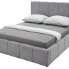 Łóżko tapicerowane szare ASTORIA 160x200 cm
