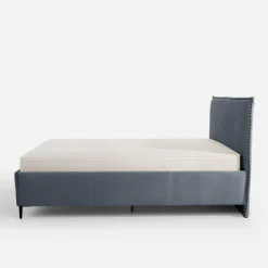 inny Łóżko tapicerowane szare LIVA FULL 160x200 cm
