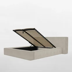 inny Łóżko tapicerowane z szerokim wezgłowiem GLORIA 180x200 cm