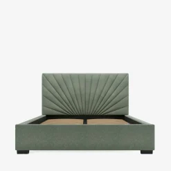 inny Łóżko tapicerowane zielone FELICIA CORTO 180x200 cm